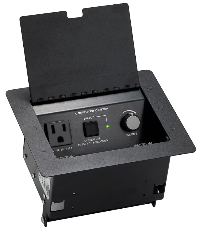 Crestron iMedia FlipTop Computer Center w/Mic Control, IM-FTCC-M-B