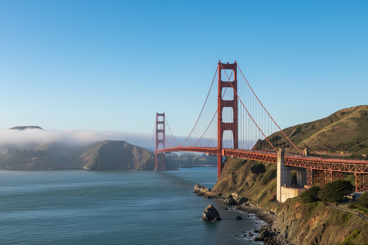 north california, golden gate bridge